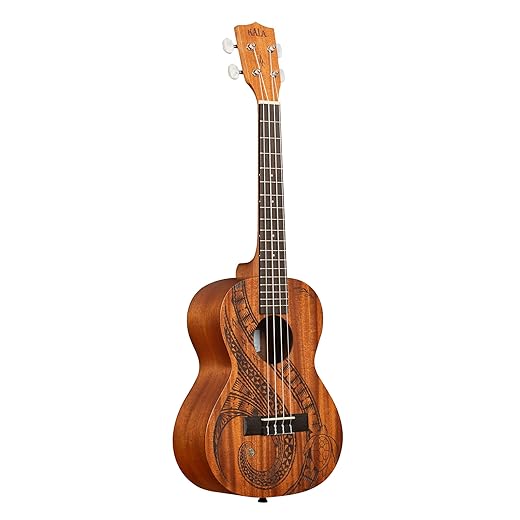 Kala, 4-String Ukulele, Right, Natural, Tenor (KA-Guidance-T_W/Bag)