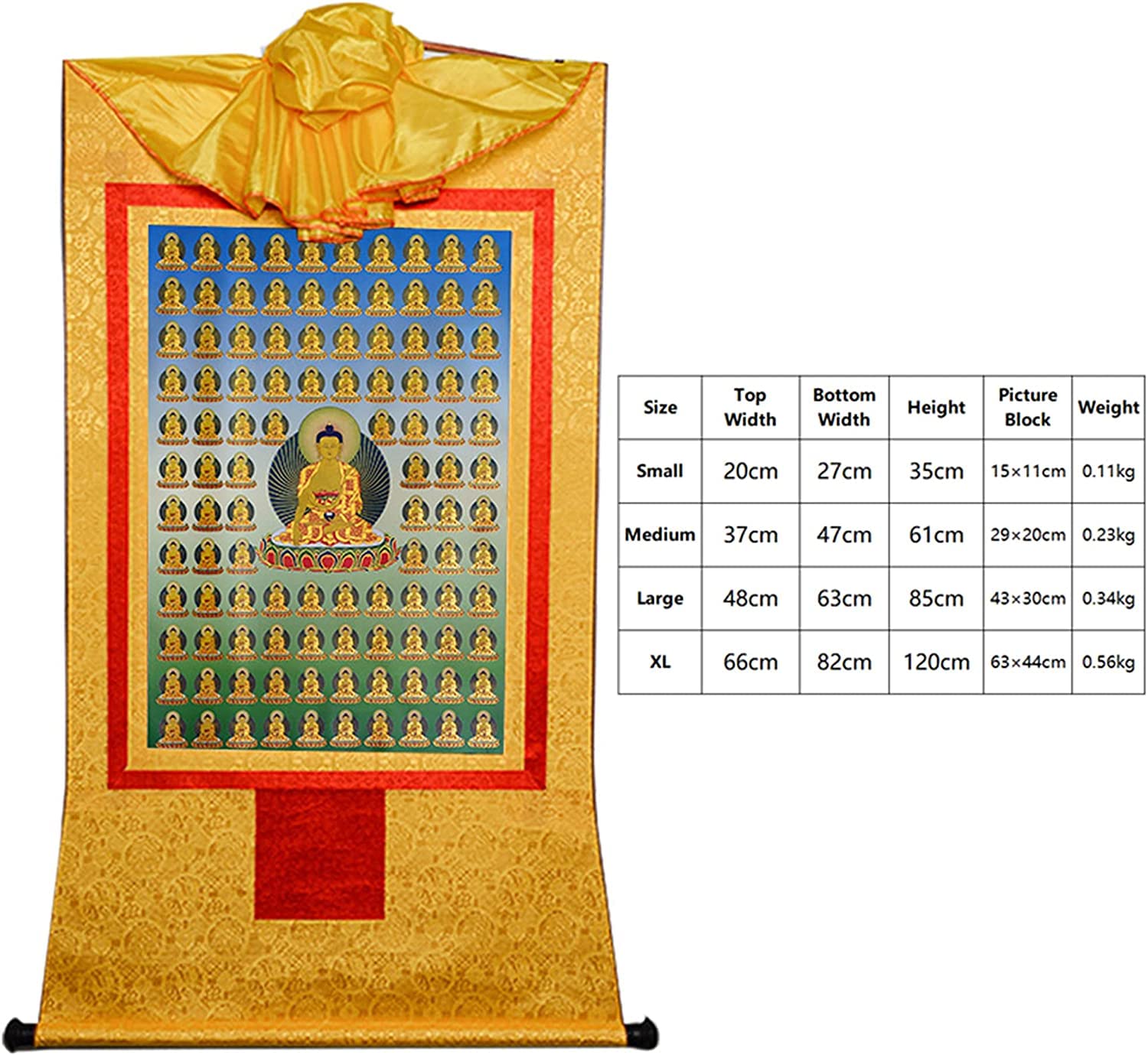 チベット密教タペストリー 大きめ チベット密教タペストリー 大きめ