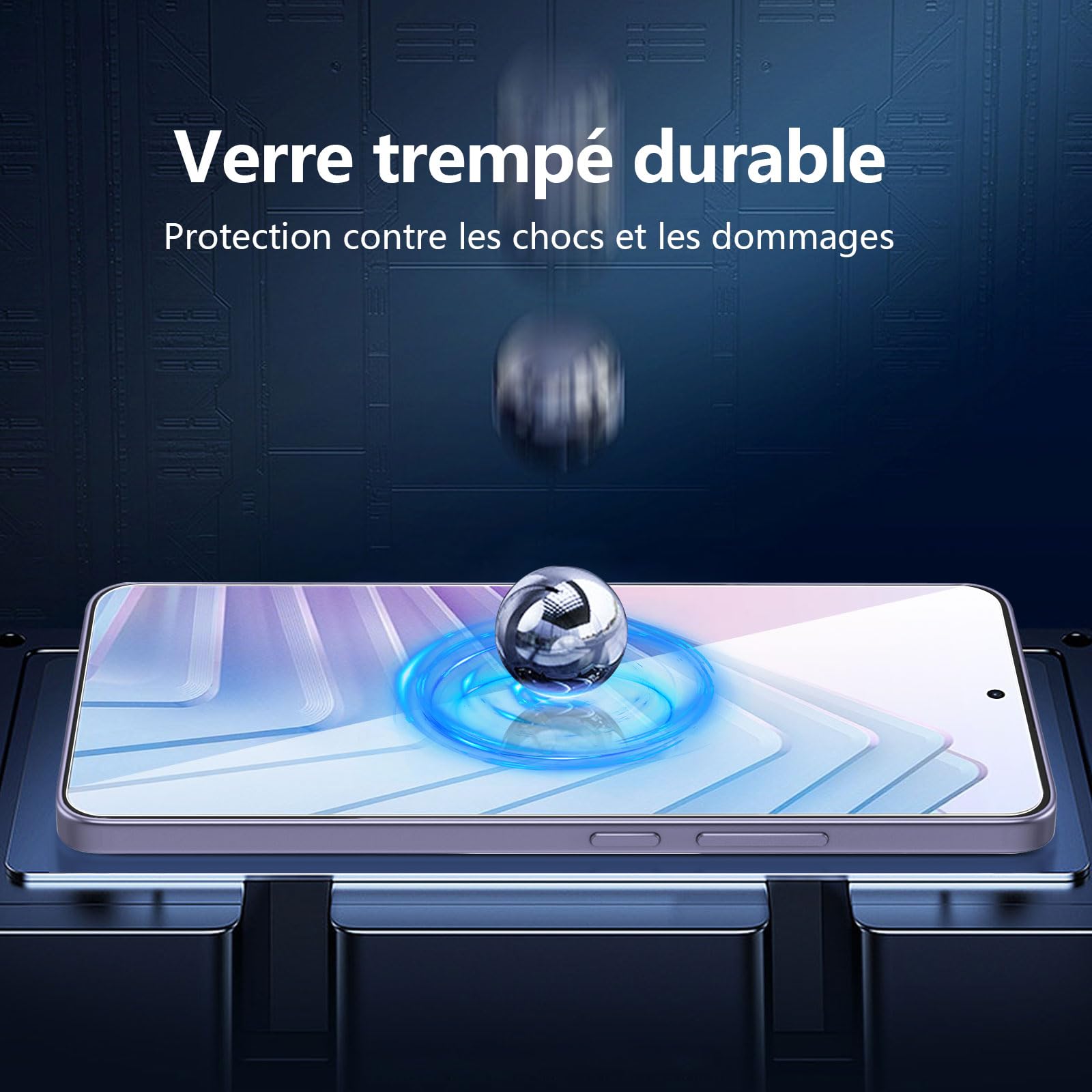 NEW'C Lot de 3, Verre Trempé pour Xiaomi Redmi Note 14 5G/4G, (non compatible avec Xiaomi Redmi Note 14 Pro 5G) Protection écran efficace contre les Rayures - sans Bulles - Ultra Résistant