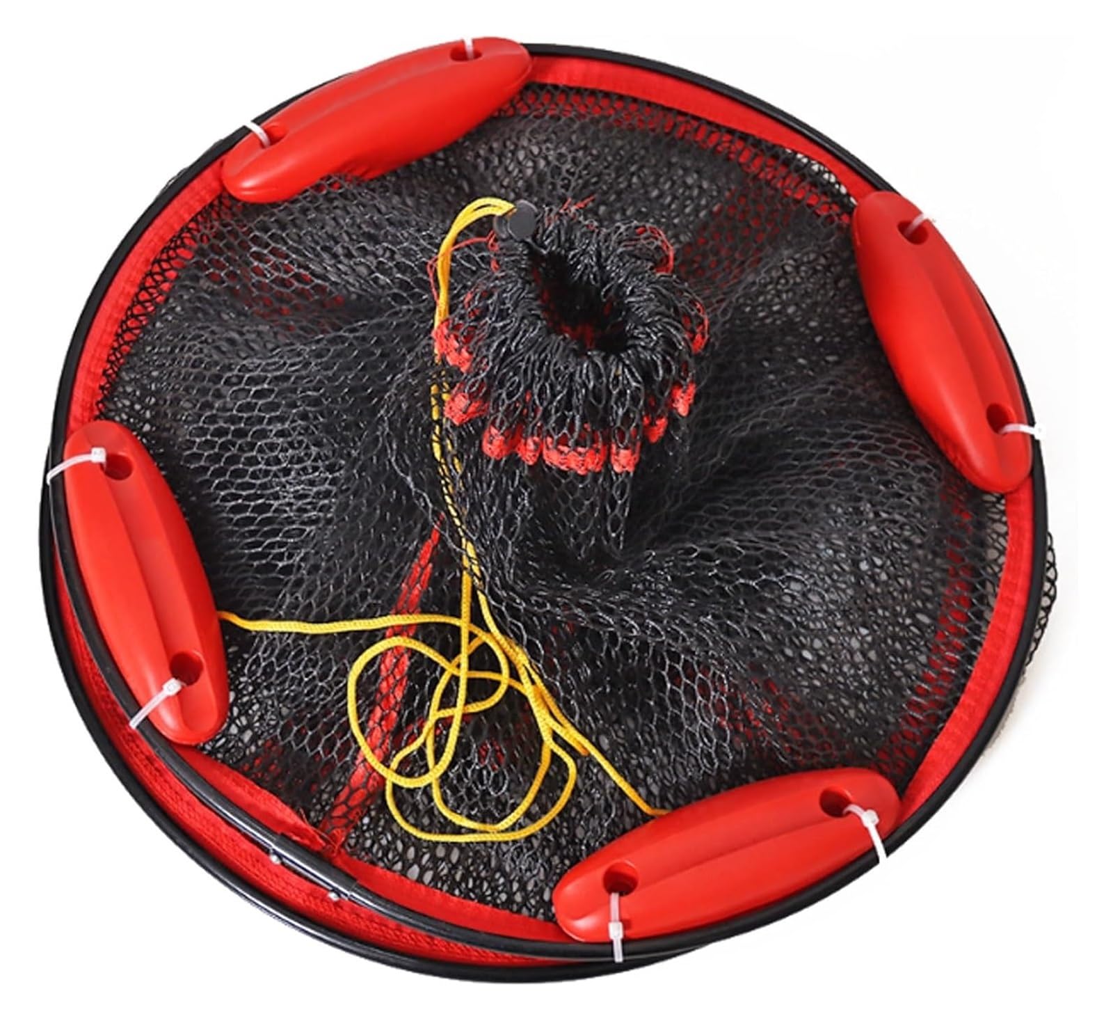 Red Plegable para la Pesca del Cangrejo, Trampa Plegable for Peces, Paquete de 2, Cesta Flotante for, Trampa for cangrejos, 35-40cm