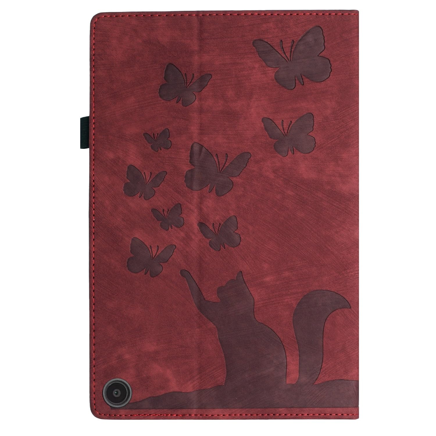 Custodia protettiva per tablet PC compatibile con Kindle Fire HD 10 Tablet Case & Fire HD 10 Plus (11a generazione, 2021 Release) Custodia protettiva pieghevole in rilievo Custodia protettiva Flip