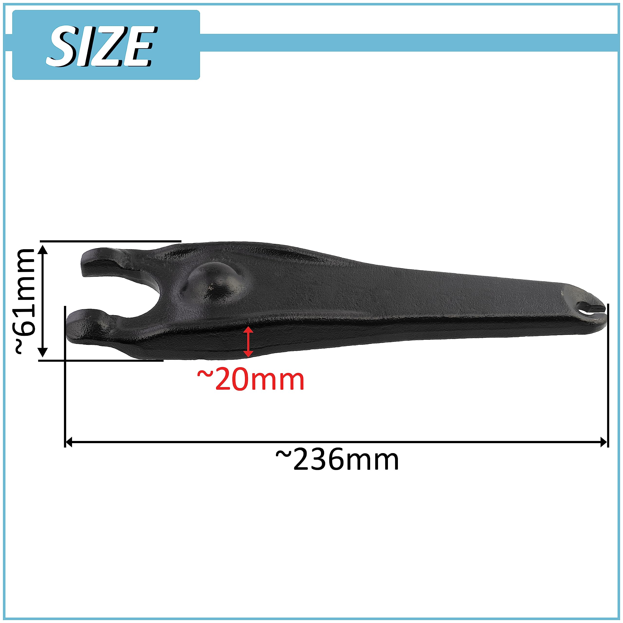 AERZETIX - C43391 - Horquilla de embrague - compatible con números ОЕ 7700112818, 7700861585, 7700875163, 7701478174 - reparación, coche