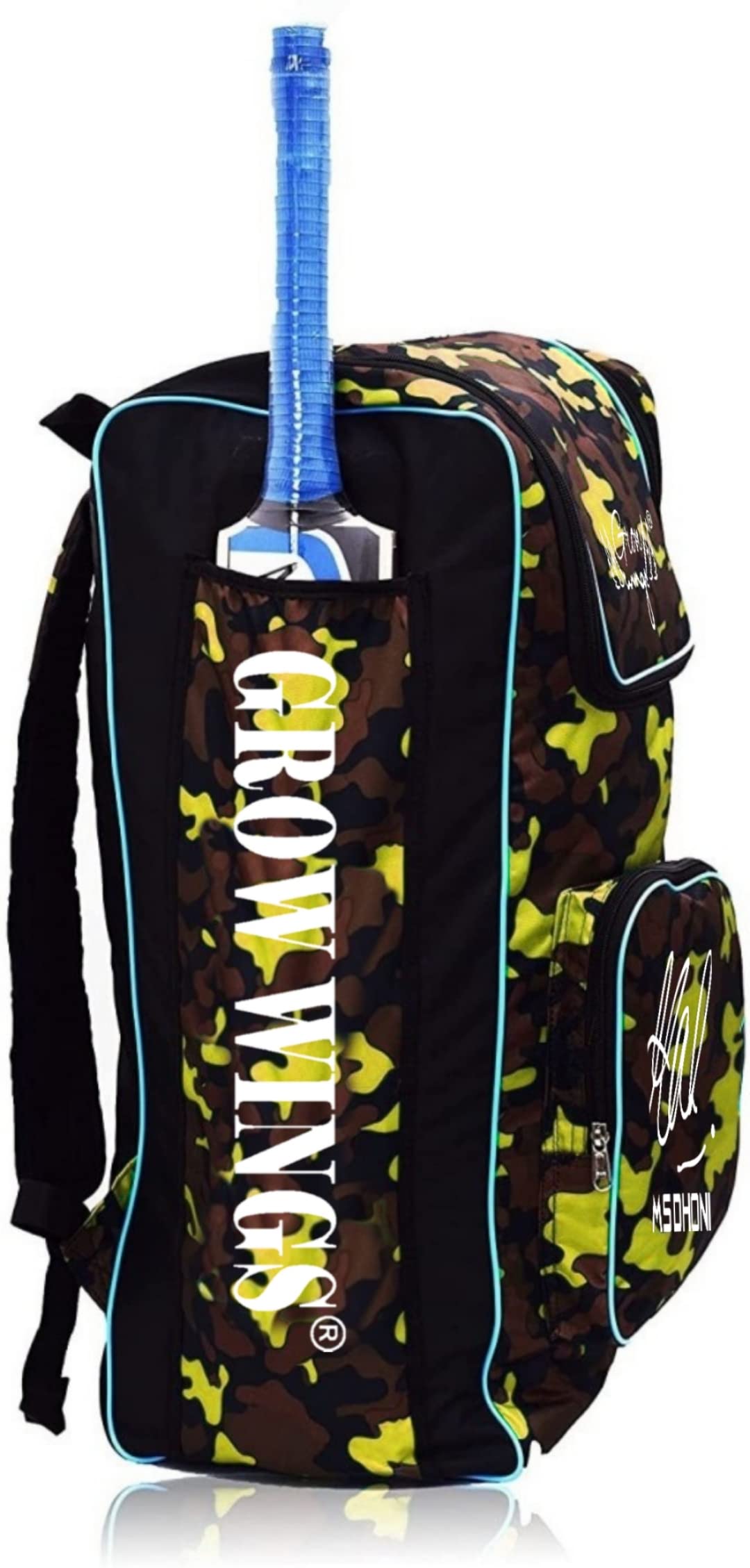 Grow wings Best Cricket Kit Bag Light Weight Bag for Cricketer (Yellow) (B0BWDYPSRW) Amazon Price History, Amazon Price Tracker