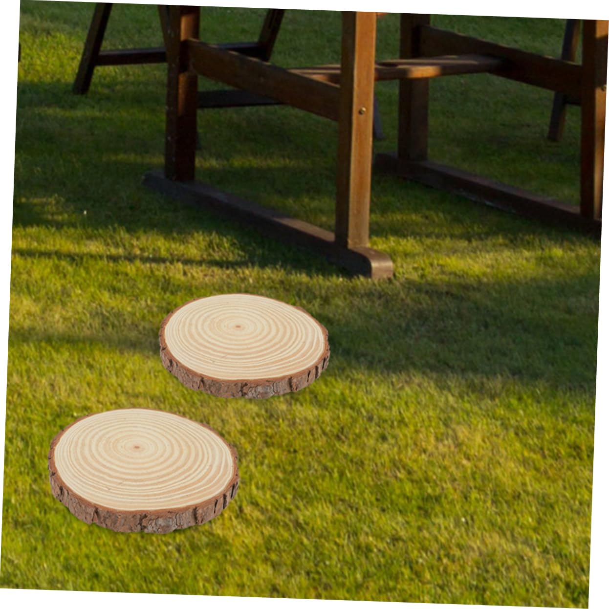 2 Stück Garten Trittsteine Langlebigem Dekorative Gehwegplatten Wetterfest für Außenbereich und Gartenweggestaltung