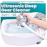 D3 Sleep Gear Cleaning – Cleaner with 60 Tablets, Ideal for Home Use and Sleep Gear, Mask, Hose Maintenance – Stainless Steel Reservoir 3 Liter Tank (9.8