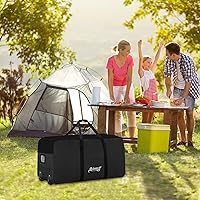 Grote reistas met wieltjes, 120 l, grote waterdichte sporttas, opvouwbare weekendtas voor heren en dames, bagagetassen voor kamperen, reizen, 80 x 40 x 40 cm, Zwart, 80x40x40 cm, Grote reistas met Grote reistas met wieltjes, 120 l, grote waterdichte sporttas, opvouwbare weekendtas voor heren en dames, bagagetassen voor kamperen, reizen, 80 x 40 x 40 cm, Zwart, 80x40x40 cm, Grote reistas met