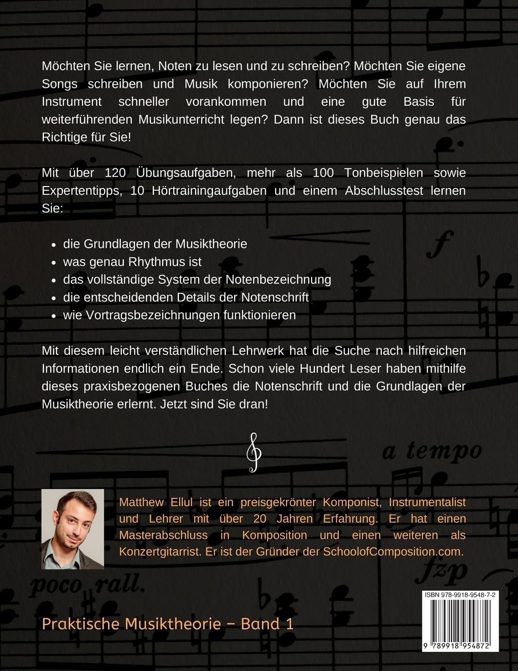 Notenlesen in 30 Tagen: Musiktheorie für Anfänger - mit Übungsaufgaben und Online-Audiobeispielen