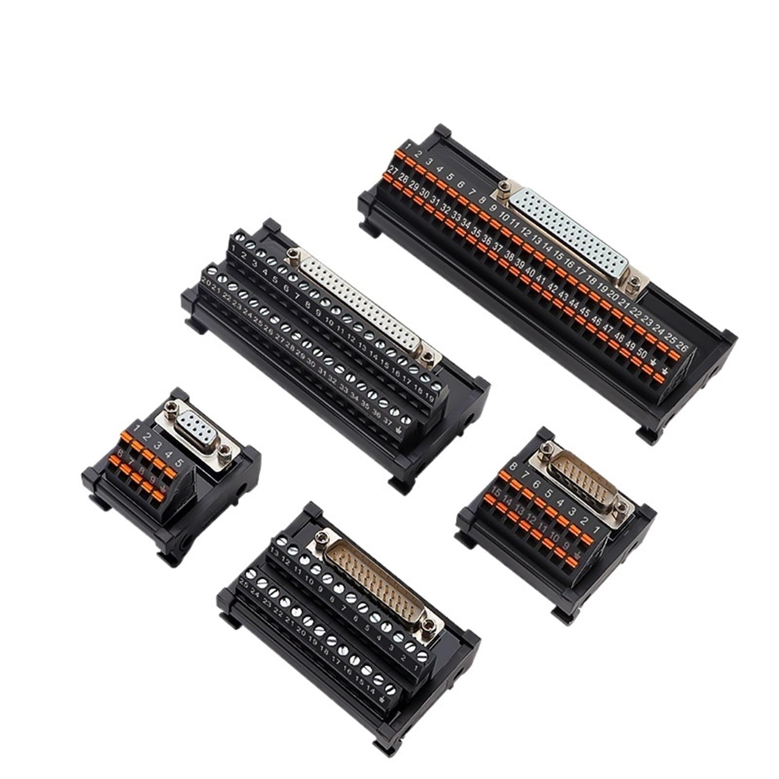 Bornier D-SUB sans soudure double couche pour câblage rapide de rail - 4