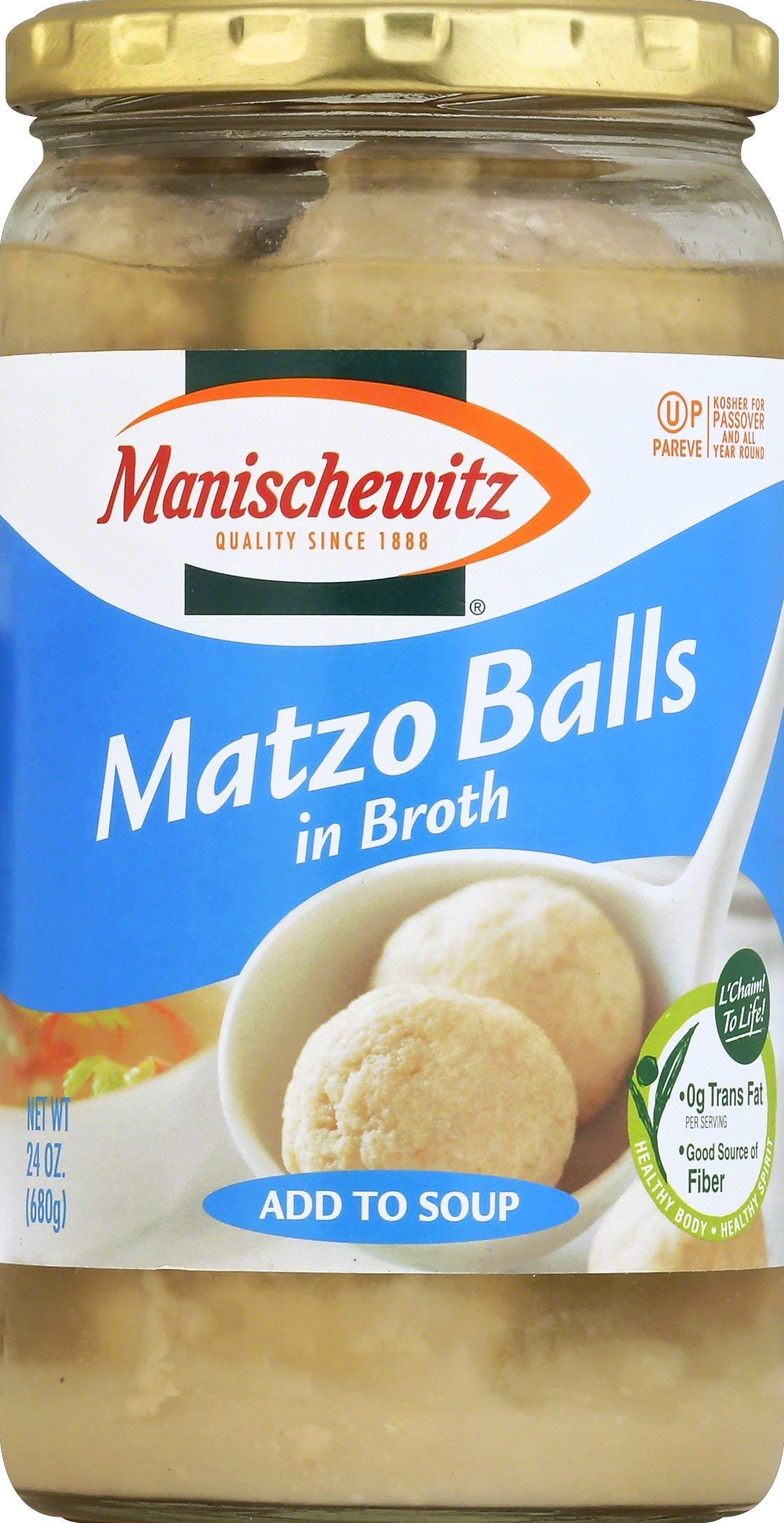 Manischewitz Soup Matzo Ball Broth Jar, 1.5 lb