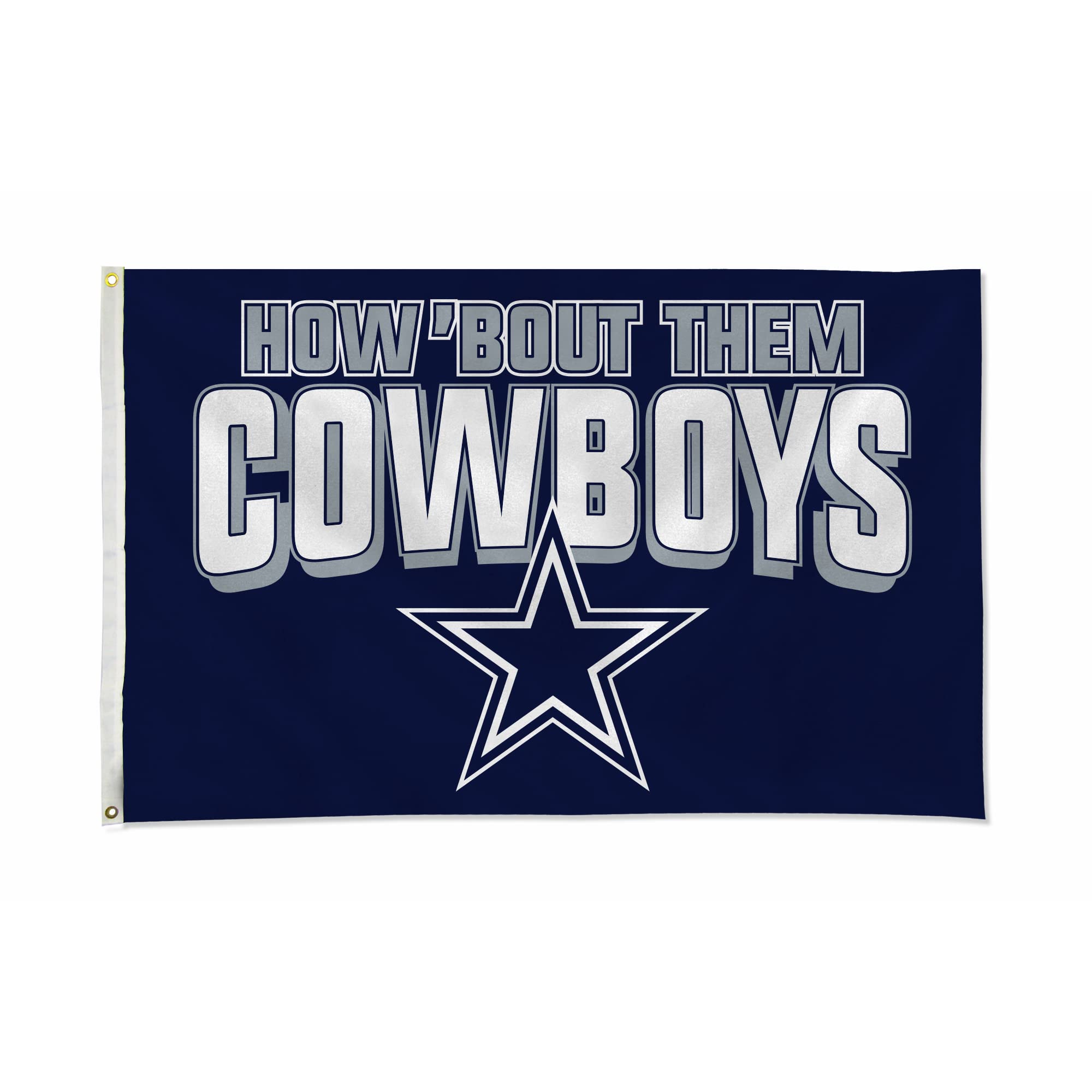 NFL Rico Industries Standard 3' x 5' Banner Flag Single Sided - Indoor or Outdoor - Home Décor