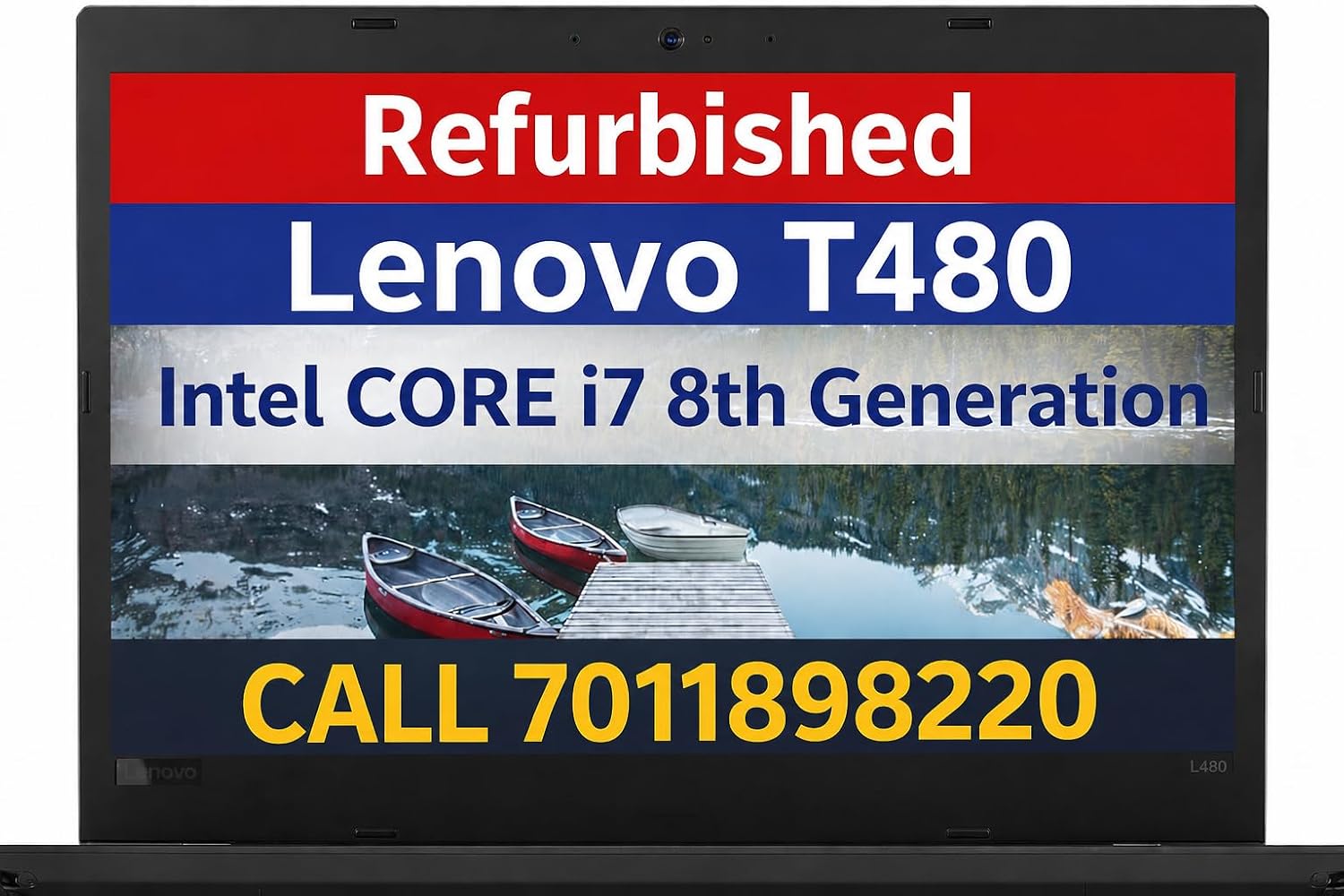 Certified ThinkPad T480 Business Laptop | Core i7-8550U 8th Gen Processor | Upto 32GB RAM | Upto 2TB SSD | 14 HD Display | Int UHD 620 Graphics | WiFi | Bluetooth | Win 11 Pro (16.0, GB, 2.0, TB)