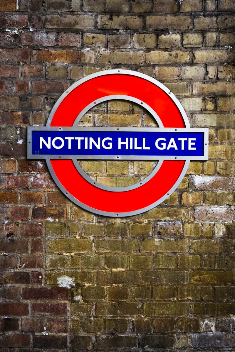 Notting Hill Gate Tube Photograph by Ryan Jackson 8.5"x12.75" Image Size