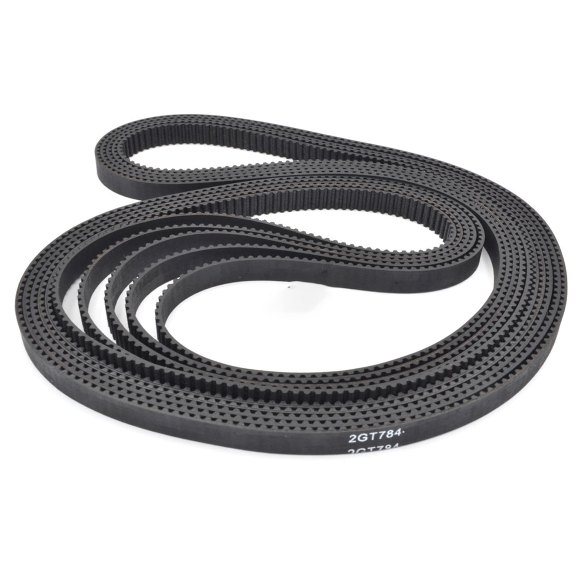 Lfang-Zahnriemen 2mgt 2m G2M 2GT Synchrone Zahnriemengürtel Neigungslänge 738/740/750/752/70/770/752/784 Breite 6mm / 9mm Gummi GT2 Geschlossene Schleife, Stark und langlebig(740-2GT,Width 9mm)