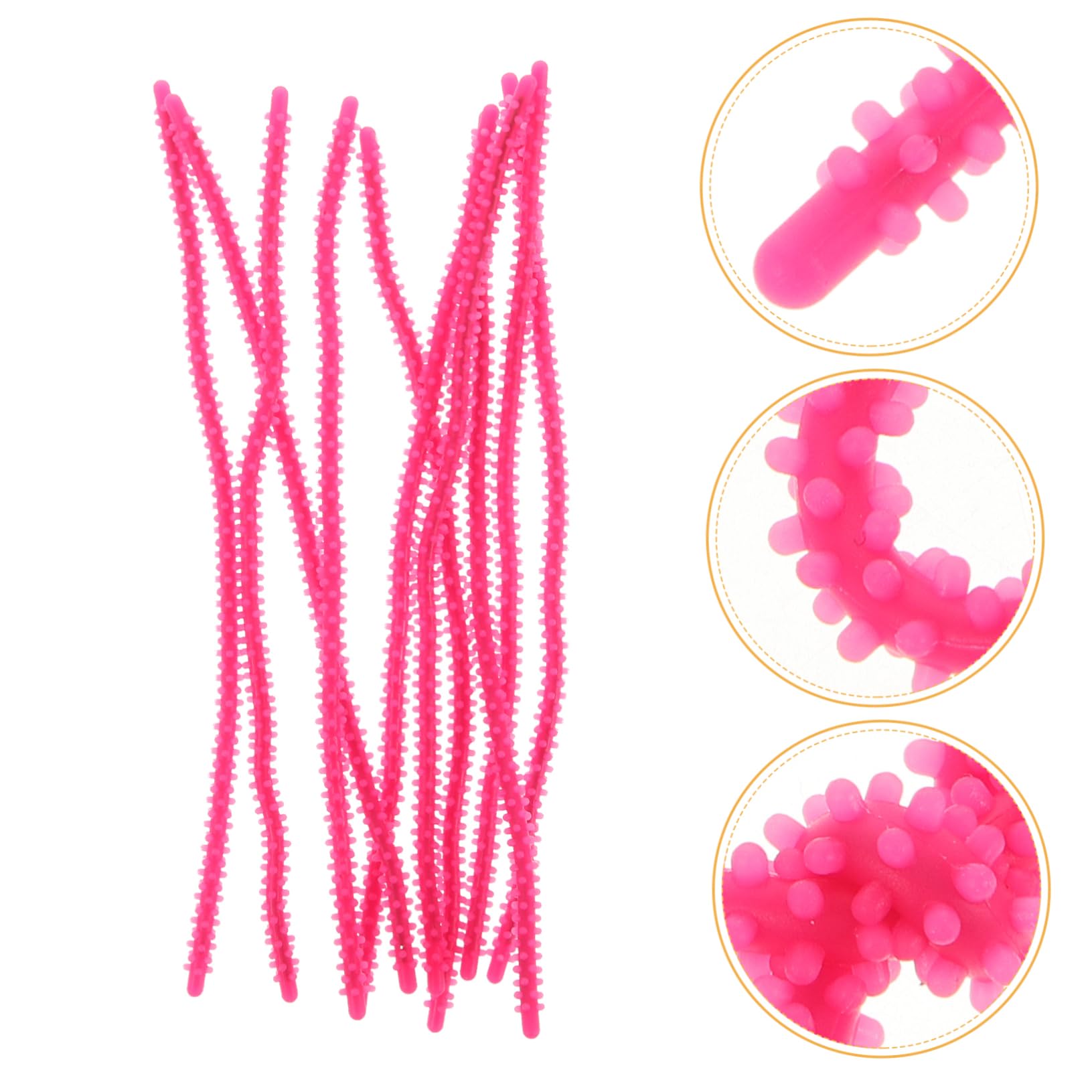 50 Pezzi Silicon Perm Rods Piccoli Arricciacapelli Spirale Strumento Styling Corti Resistente e