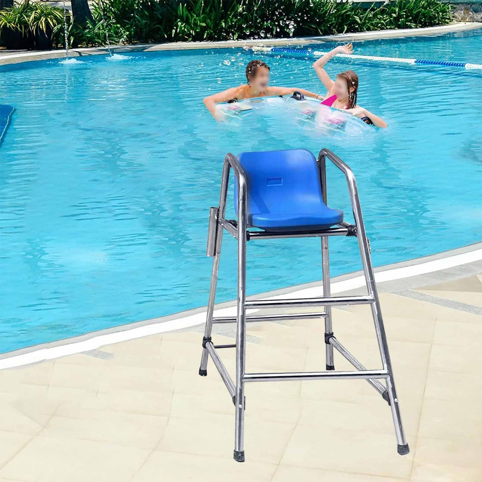 Siège d observation de sécurité réglable en acier inox pour piscine hors sol durable