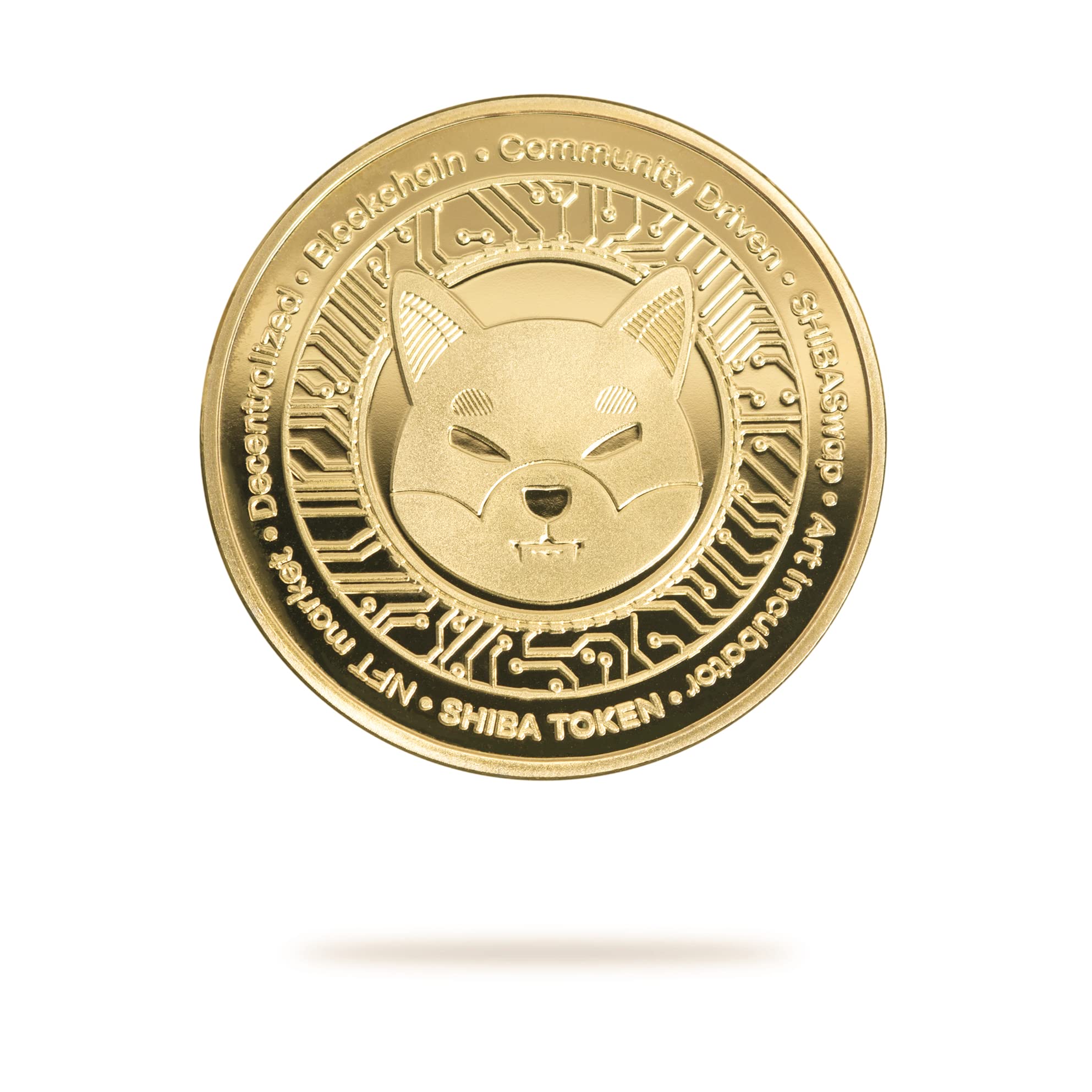 Cryptochips | Shiba Inu (SHIB) Physical Crypto Coin | Commemorative Cryptocurrency You Can HODL