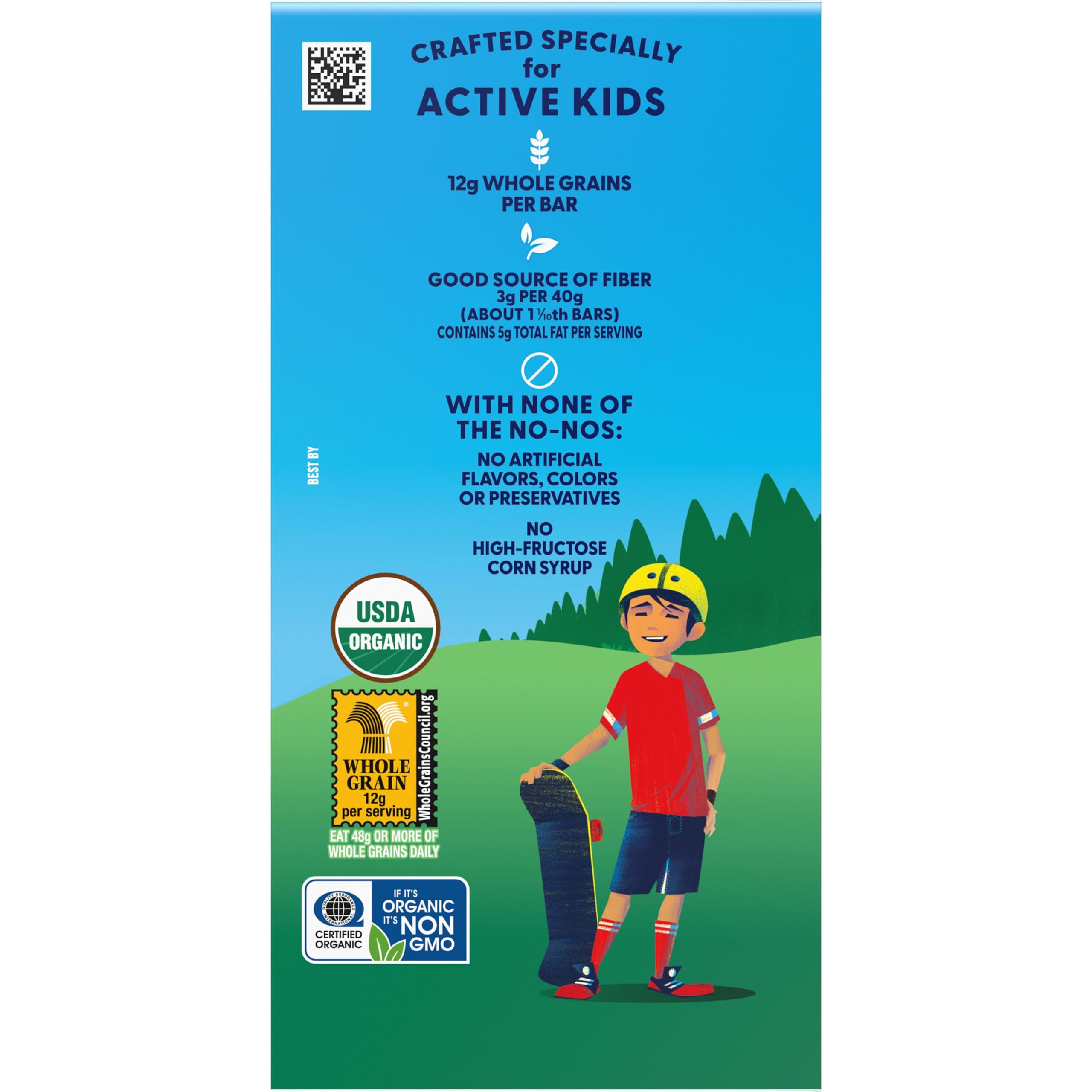 Iced Oatmeal Cookie - Soft Baked Whole Grain Snack Bars - USDA Organic - Non-GMO - Plant-Based - 1.27 oz. (24 Pack)