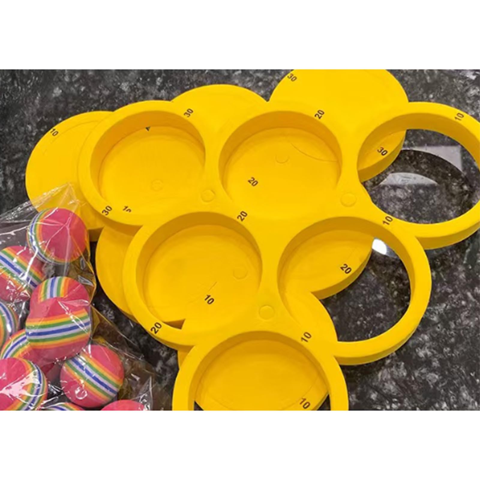 Swimming Pool Rings Toss Competition Portables Floating Targets Game for Adults Beach Parties Water Coordination Training Equipment — view 6