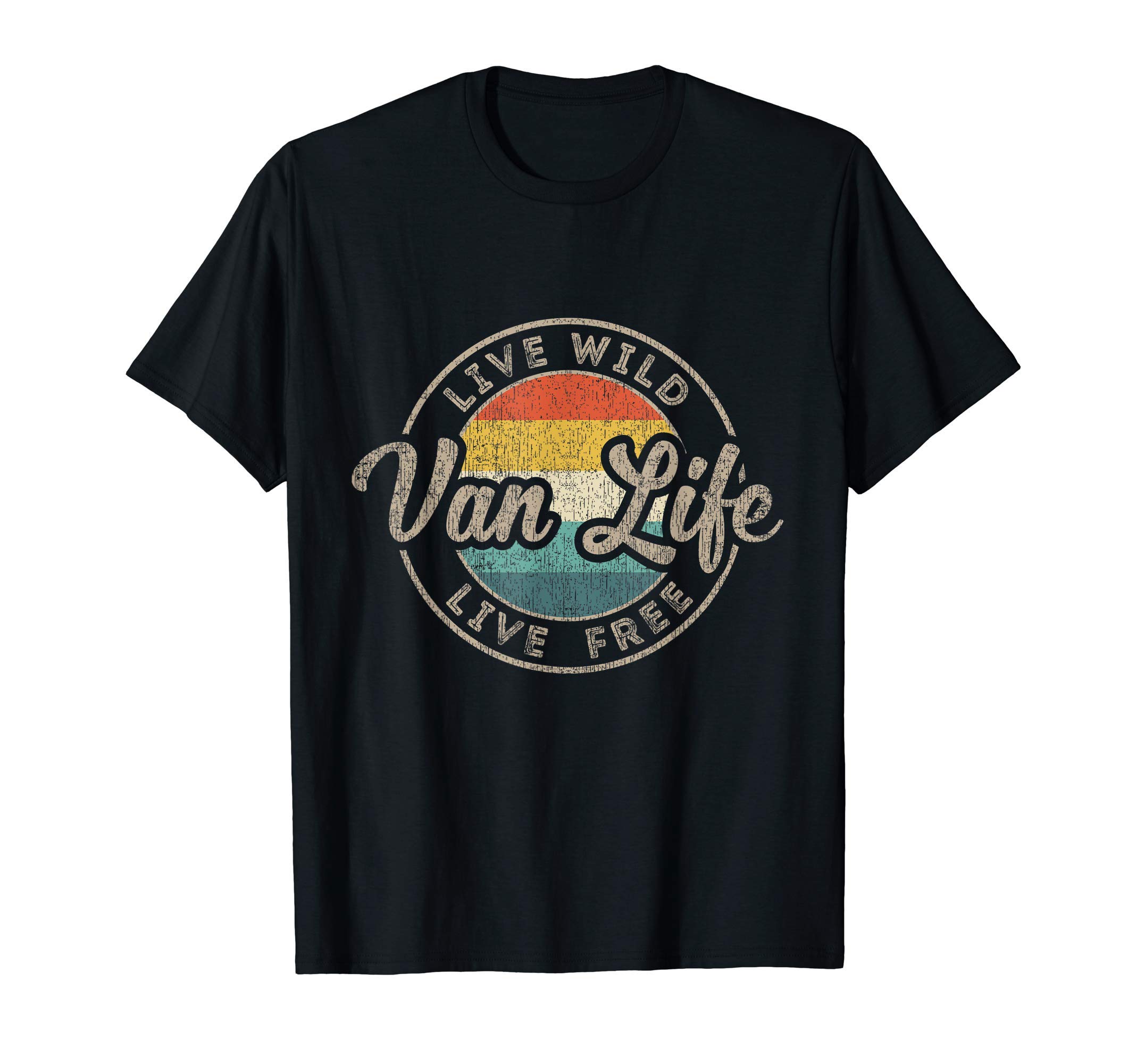 Van Life Clothing Vintage Van Dwellers Retro Vanlife Nomads T-Shirt