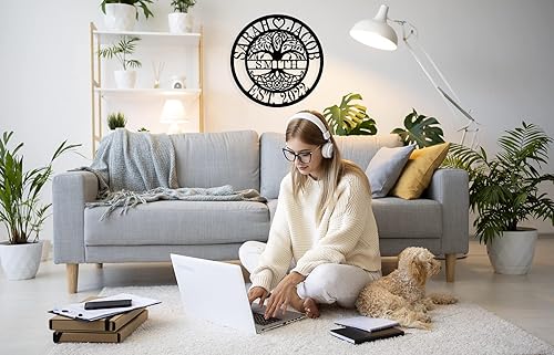 Miniatura 6 de Letreros de metal personalizados con apellido personalizado, letrero de apellido, monograma, decoración de pared, letrero de apellido, arte de pared