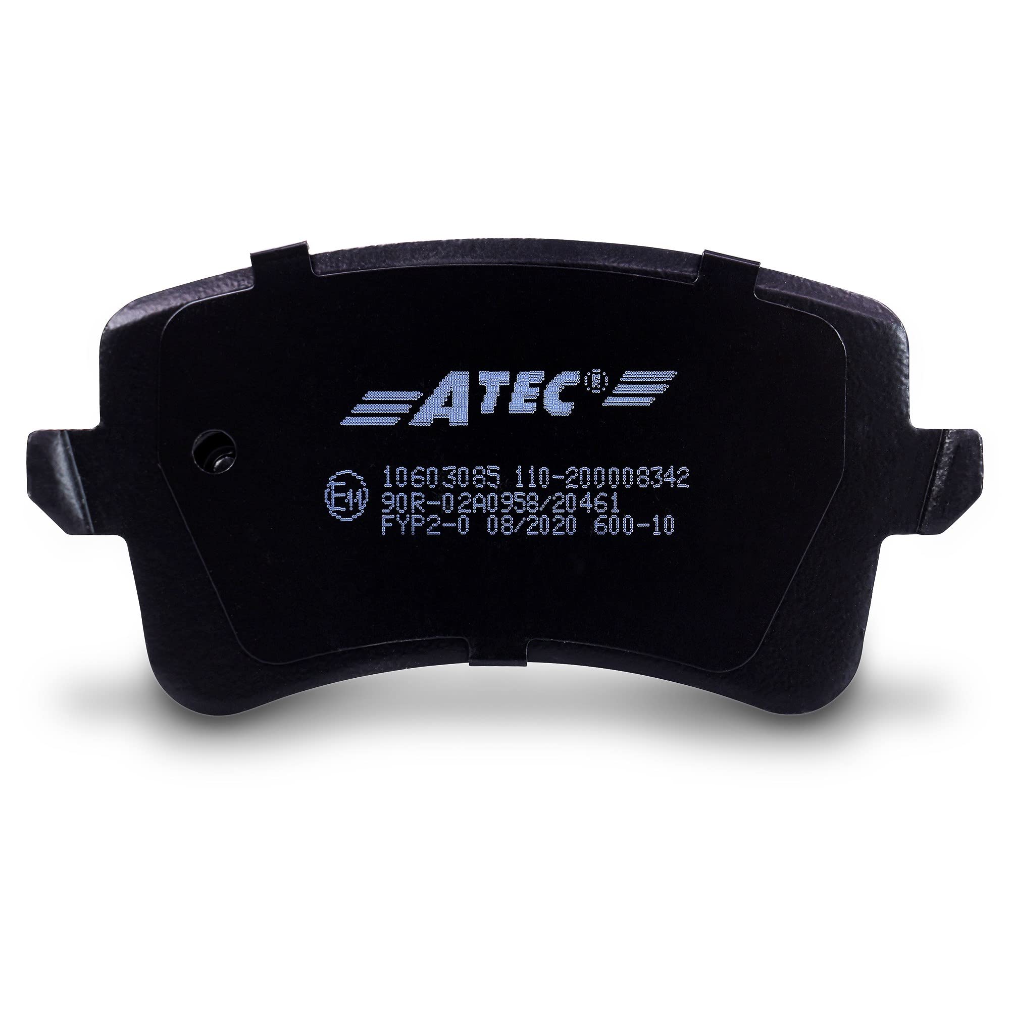 ATEC Germany Bremsenset Hinterachse inkl. Bremsscheiben Ø 300 mm Voll + Bremsbeläge Hinten Kompatibel mit A udi A4 B8 (8KH) (8K2) (8K5), A5 (8T3), A5 Cabriolet (8F7), A5 Sportback (8TA), Q5 (8RB)