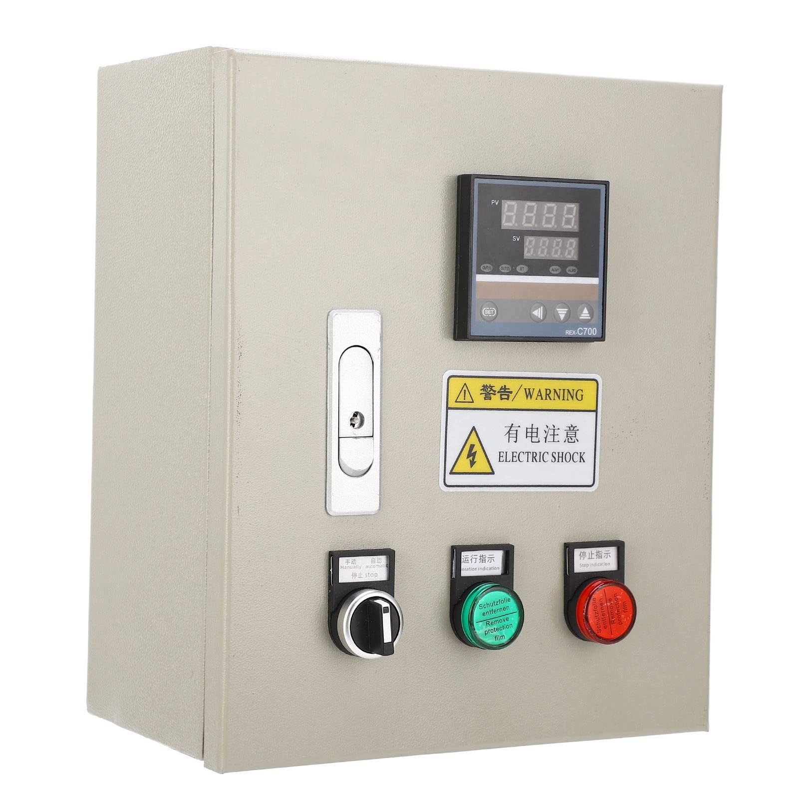 AMONIDA Controlador de Temperatura PID Inteligente de 15kW para Aplicaciones de Calefacción Industrial, Caja de Termostato de Alta Precisión, Unidad de CA de 380V