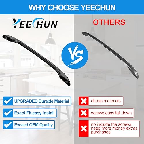 Miniatura 7 de Repuesto de manija de puerta de horno 5304458312 compatible con Kenmore Electrolux Frigidaire Electric Range Oven Stove Reemplaza 316443600