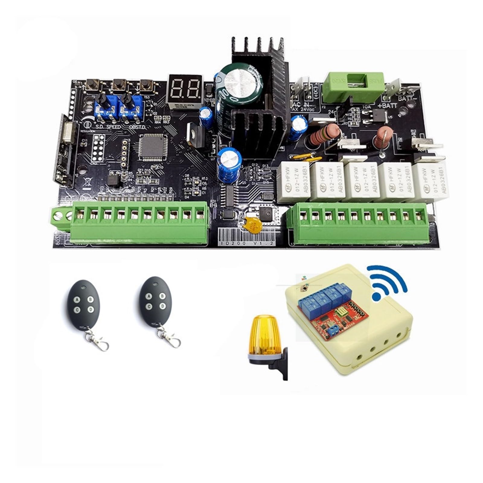 Automatyczny otwieracz drzwi, 12V 24V DC otwieracz bramy skrzydłowej jednostka sterująca silnika PCB płytka drukowana kontrolera karta elektroniczna dla pojedynczego lub podwójnego(1 board 3 key)