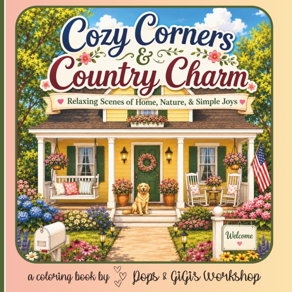 Cozy Corners & Country Charm: Relaxing Scenes of Home, Nature, and Simple Joys