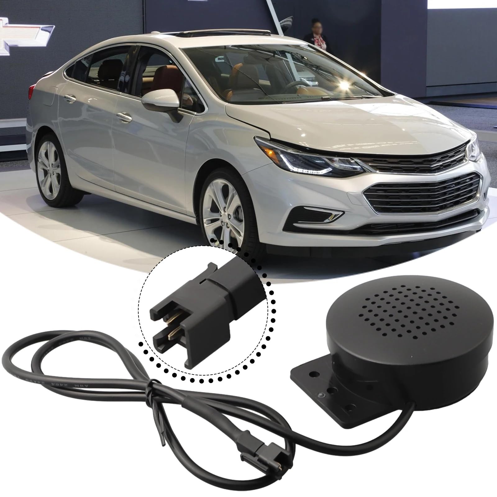 Altoparlanti allarme per veicoli a 2 pin in metallo ABS Impermeabile antiurto per auto