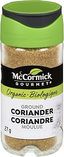 McCormick Gourmet (MCCO3), New Bottle, Premium Quality Natural Herbs & Spices, Organic Ground Coriander, 27g