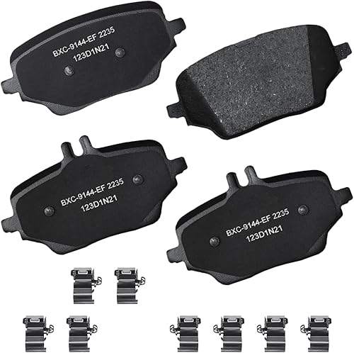 Miniatura 211 de Bendix Pastillas de freno traseras de cerámica Premium SBC1100 para Nissan Frontier 2024-2005, Xterra 2015-2005, Suzuki Equator 2012-2009