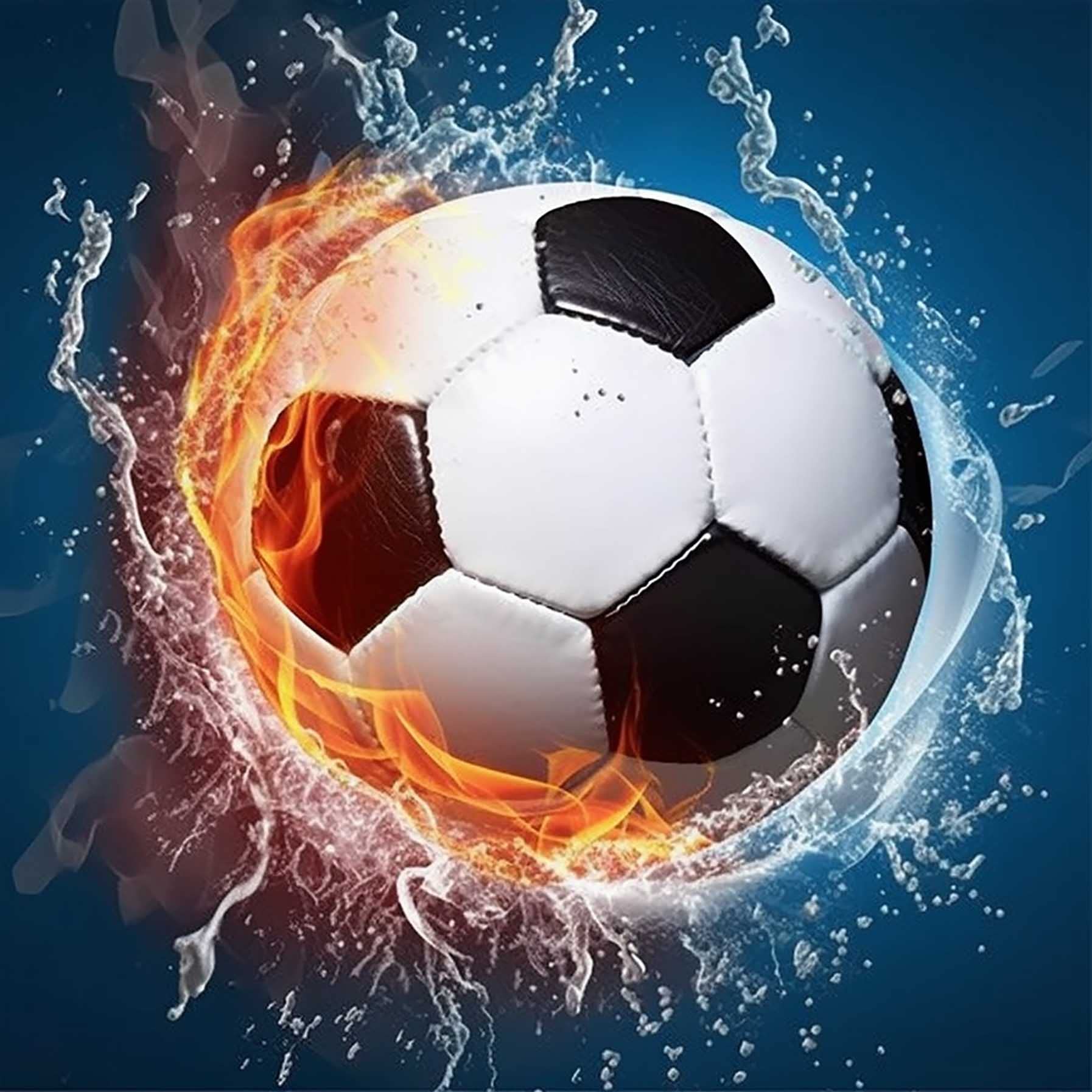 Zariocy 5D Diamond Painting Kits Calcio a Rugby, DIY Dipingere Con