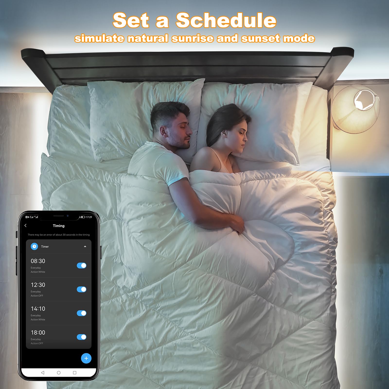 Tatazone Striscia LED COB WiFi da 5 m, 6500 K, con app e telecomando, compatibile con Alexa e Google, dimmerabile, luce bianca fredda, per interni, per scale, cucina, armadio