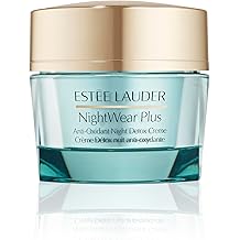 Est&eacute;e Lauder NightWear Plus 抗氧化夜间排毒霜面部保湿霜,防老化,1。7 盎司