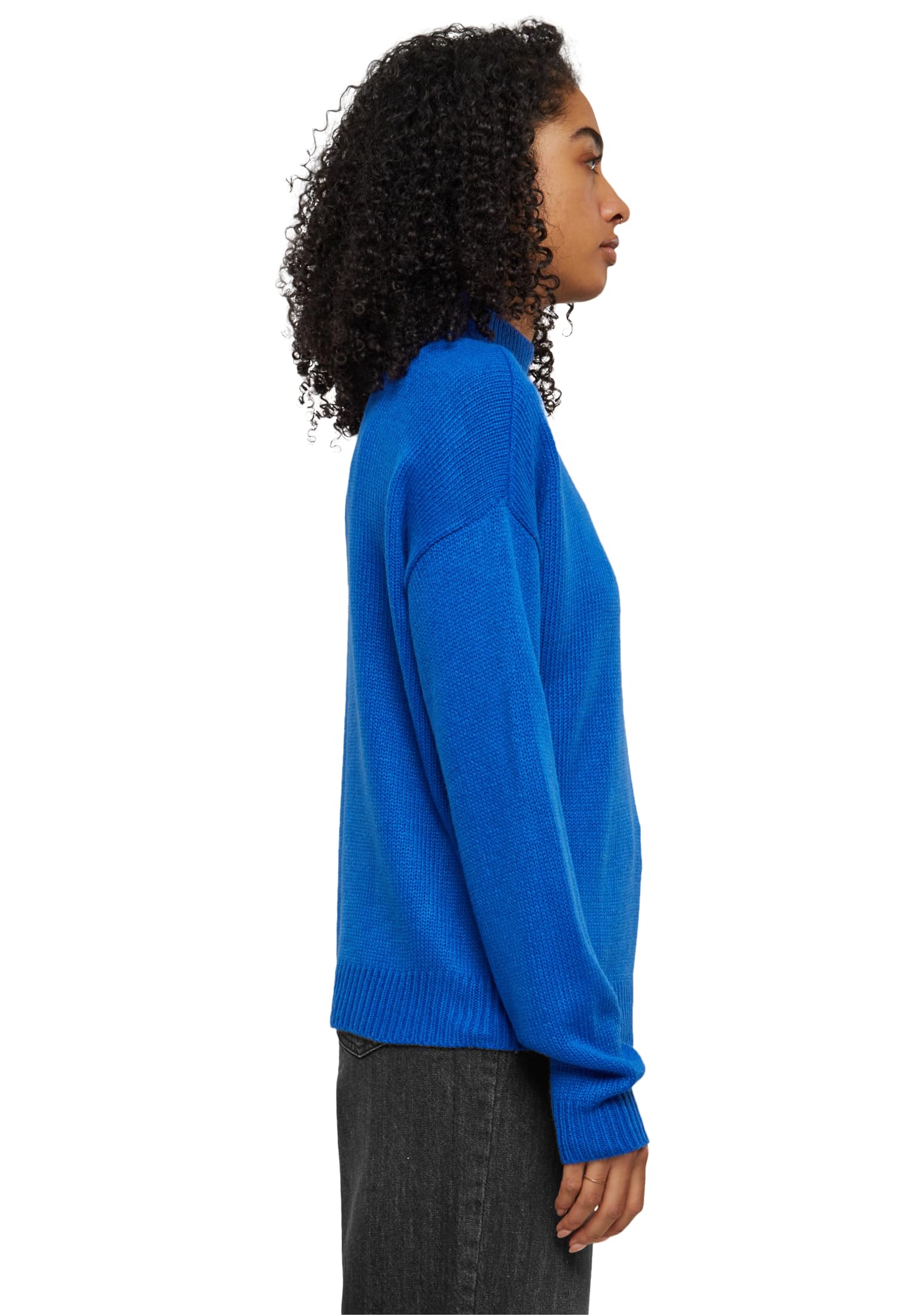 Urban Classics Bluza sportowa Kobiety Damska bluza oversize z turtleneck (1 w zestawie)