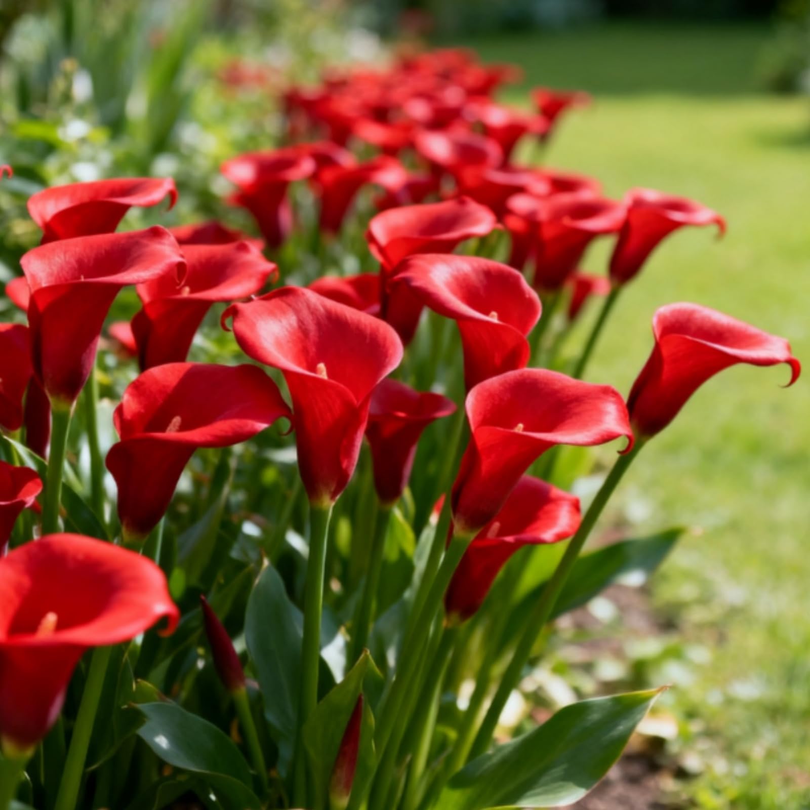 Perennial Calla Lily Bulbs, Easy to Maintain & Easily Pollinated - Grow in Beds, Borders & Patio Pots, Excellent Display-10 Bulbs-E — image 1