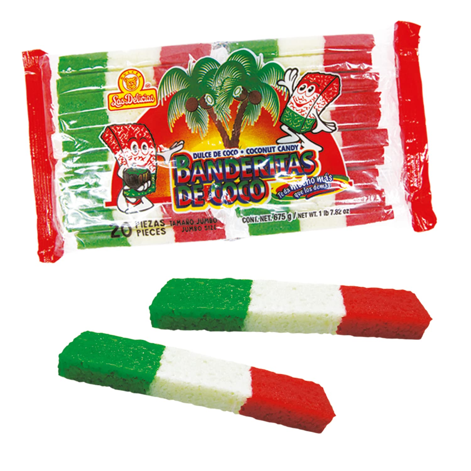 Las Delicias Banderitas De Coco Coconut Candy