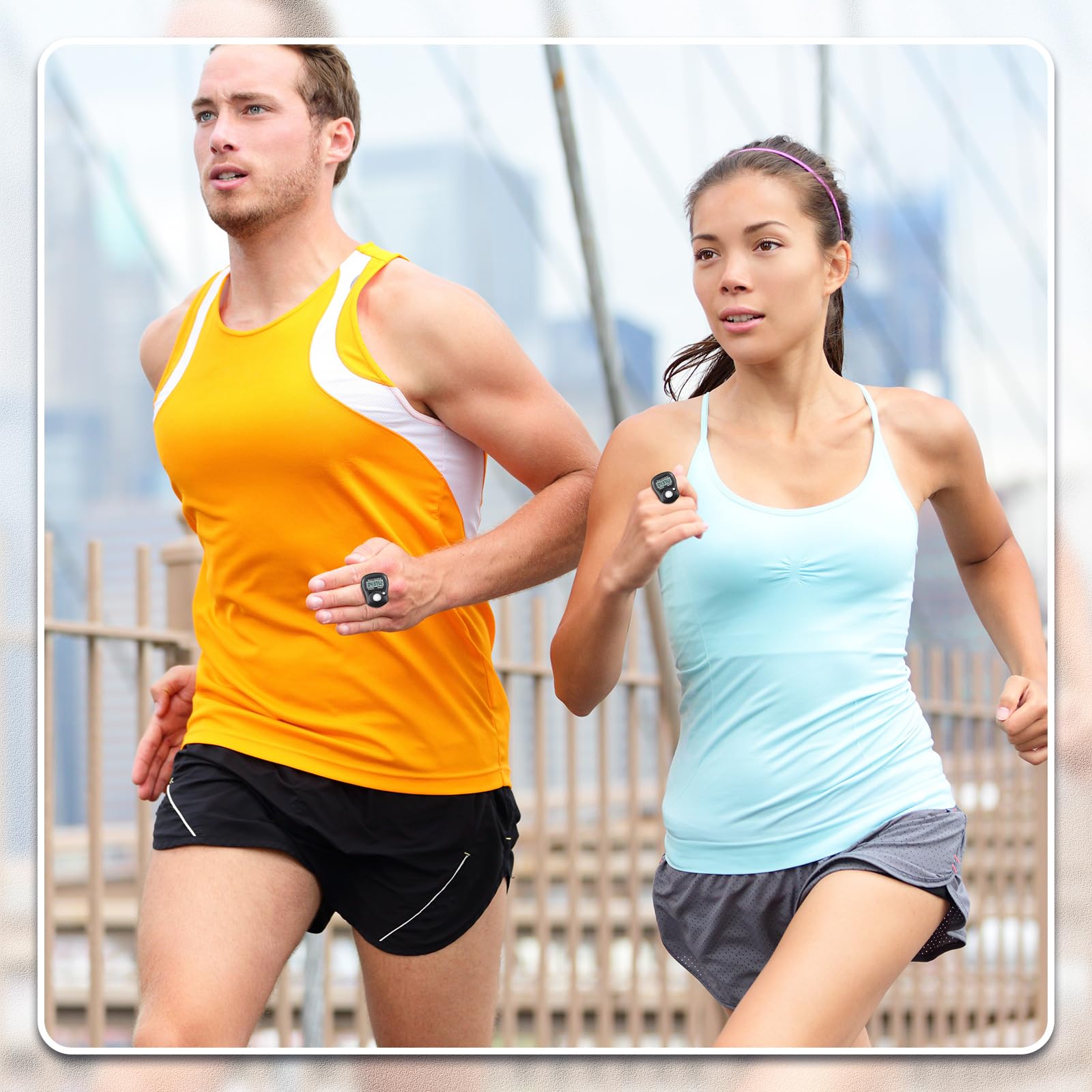 Equsion 30 Pack Finger Stopwatches Timer Sport Stopwatches Compact Digital Finger Watch Bulk, Clear Display, Silent, Ring Type Count Down Timer for Coaches Adults Kids Running Swimming Training - Image 4