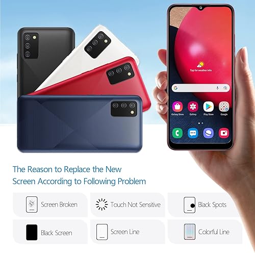 Miniatura 2 de Pantalla para Samsung Galaxy A02s Reemplazo de pantalla para Samsung A02s M02s A025U A025A A025V A025G Pantalla LCD Pantalla táctil Digitalizador