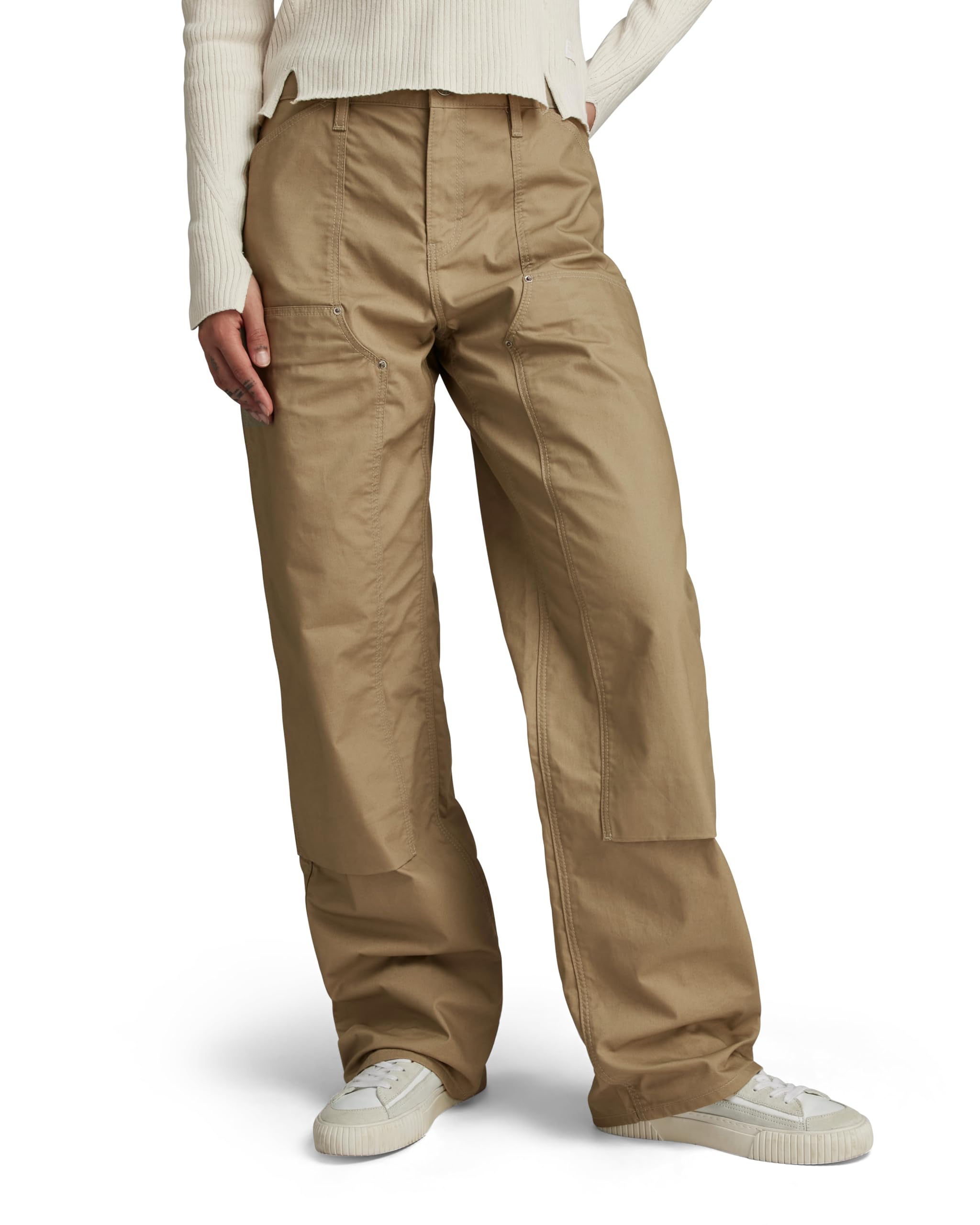 G-Star Women's Judee Carp Pants, Green (ensis green D24396-D387-6057), 28W / 34L