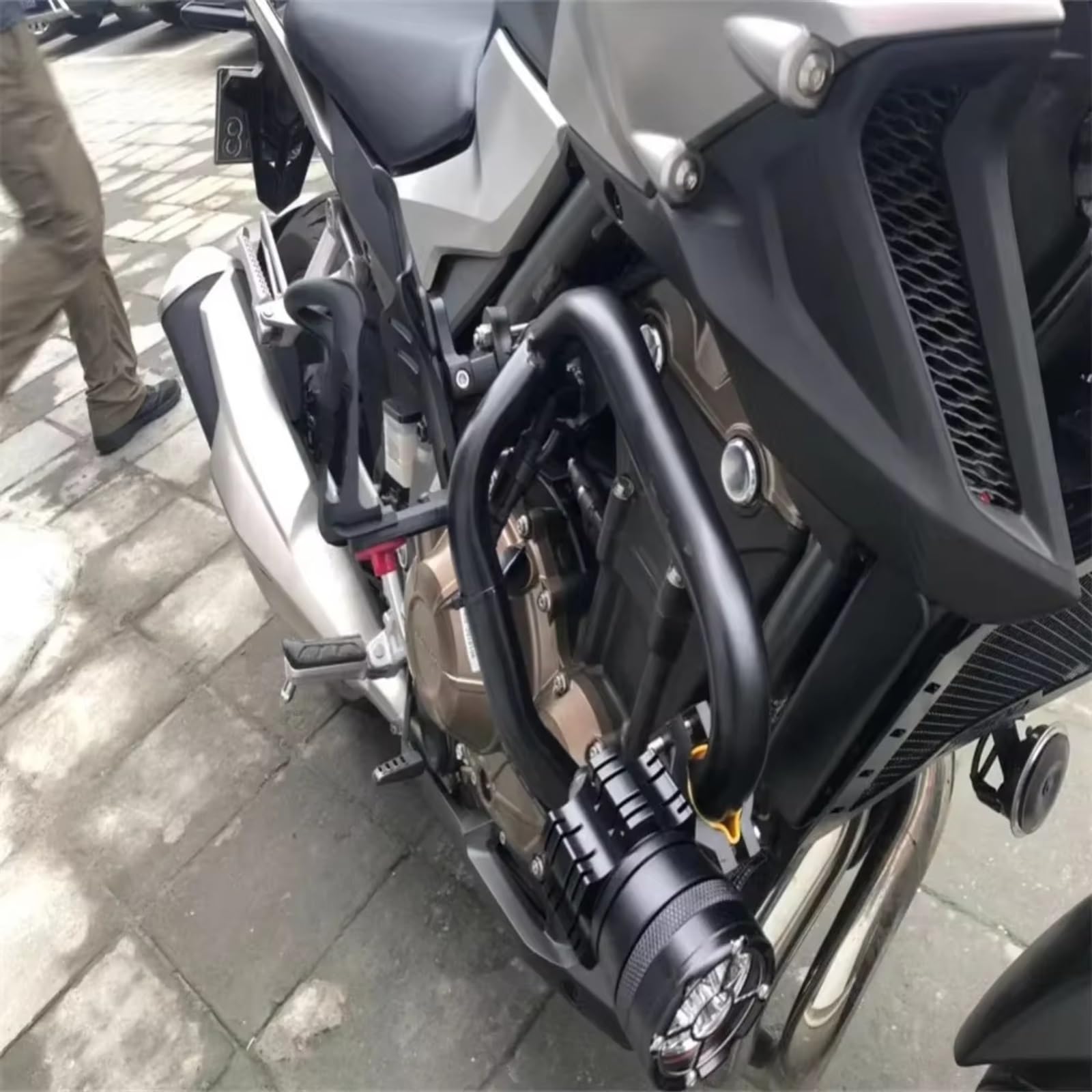 Barra Protección Lateral Compatible Con Cb500F Para Cb500X Barra De Choque De Protección Para Motor De Motocicleta Piezas De Accesorios De Repuesto De Riel De Para Carrera