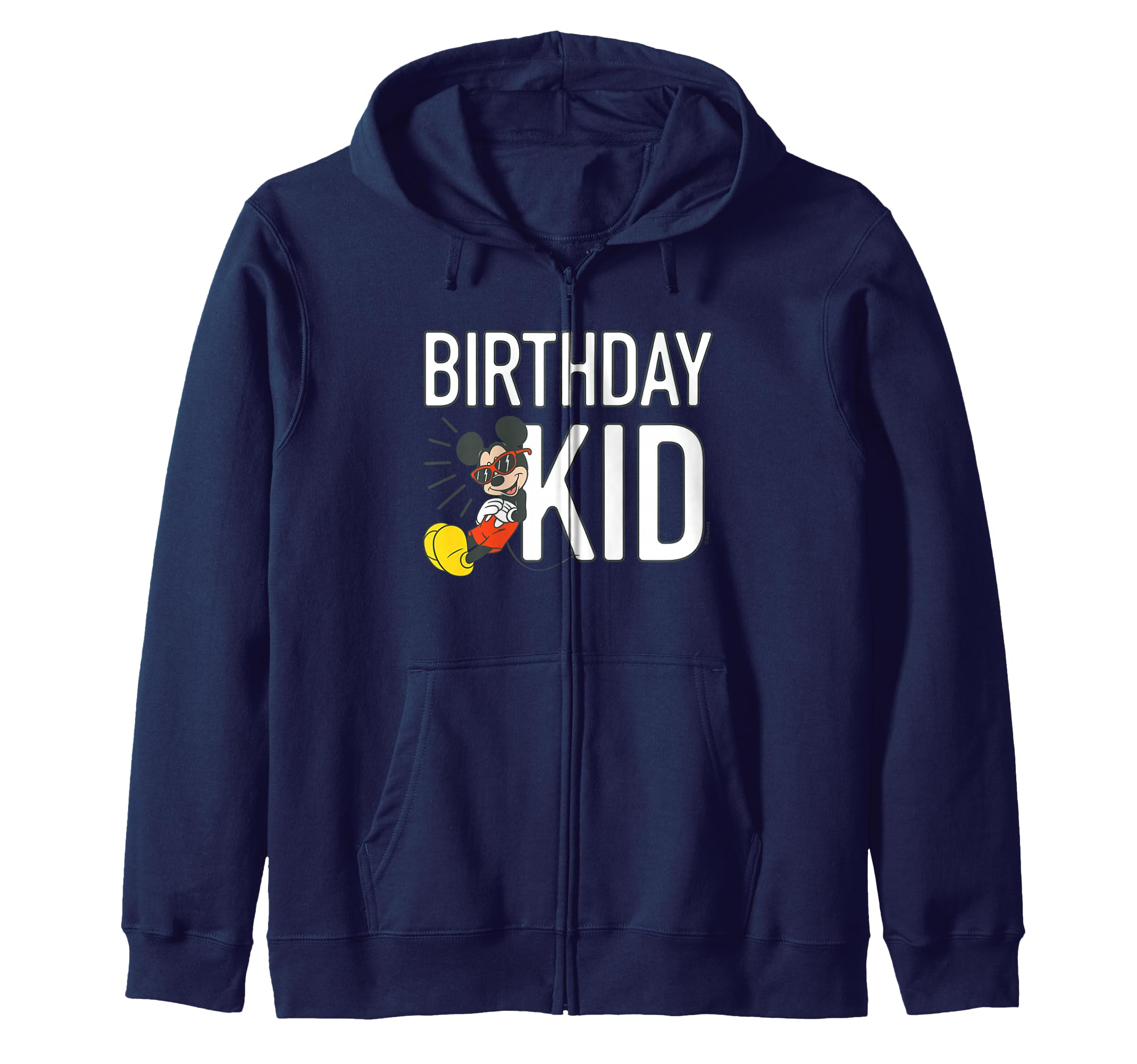 Sweat Mickey Mouse à capuche zippé pour anniversaire enfant