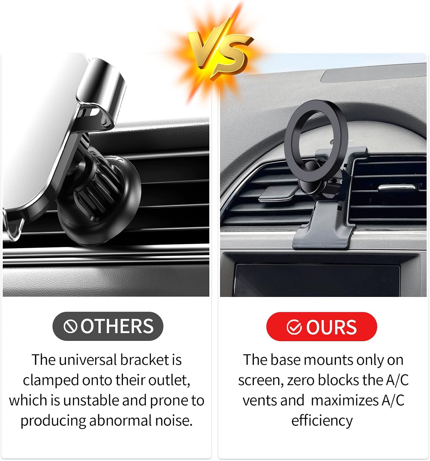 Car Phone Holder for Lexus ES 2010-2012 Accessories Magsafe Magnetic Mount image 4