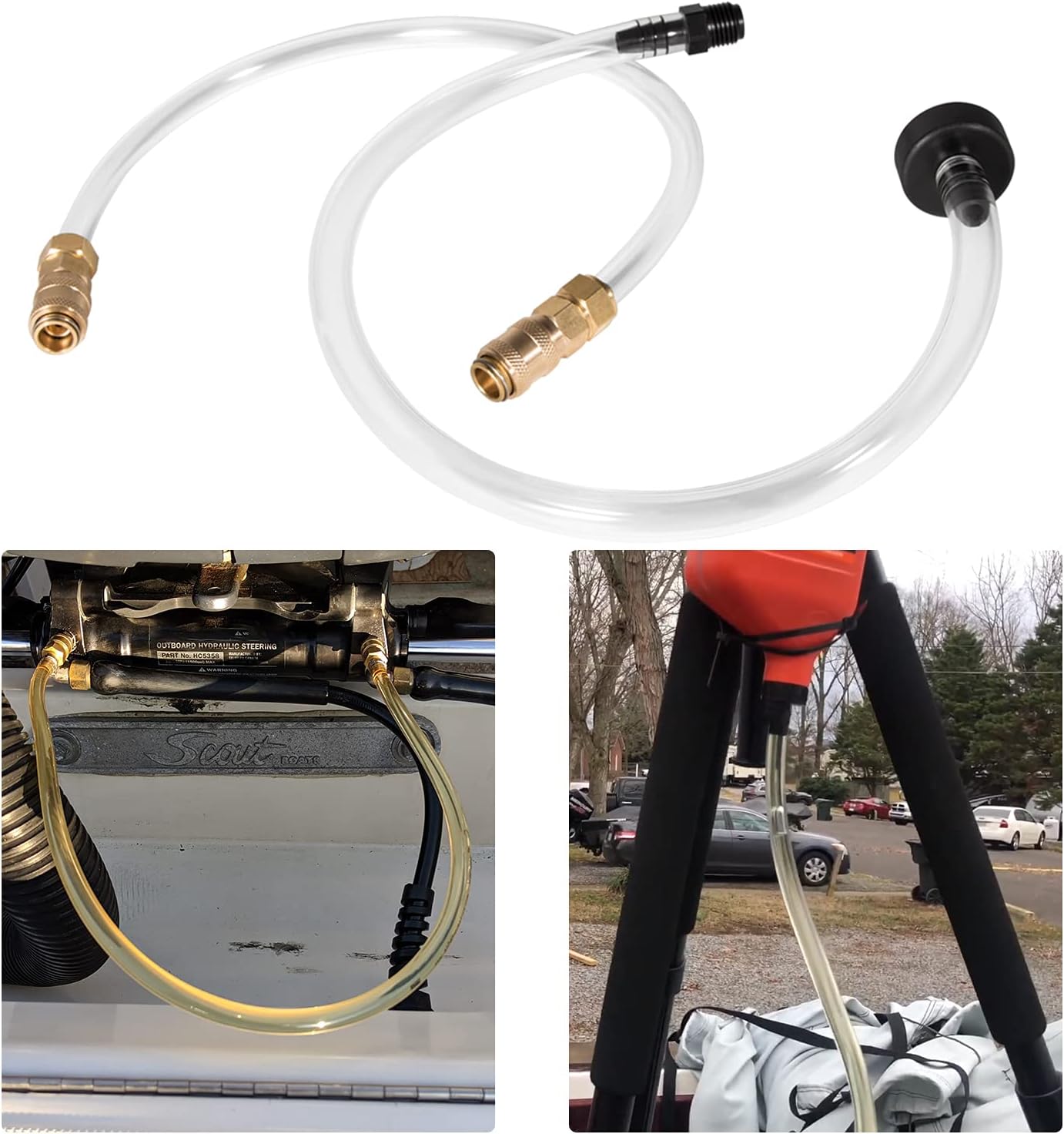 Sunluway Bleed Kit Filler Kit Fit for Seastar Hydraulic Steering System : Sports & Outdoors