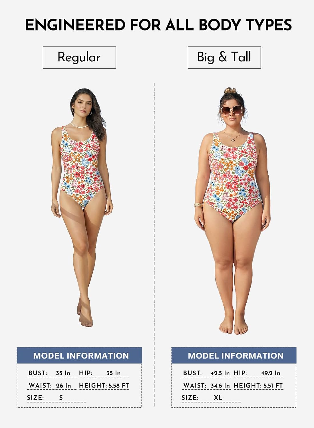 Aleumdr Womens Color Block Print One Piece Swimsuits Athletic Training Swimwear Bathing Suits