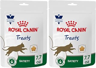 ROYAL CANIN Veterinary Diet Feline Satiety Treats Adult Dry Cat Food, 7.7 oz. Bag (Pack of 2)