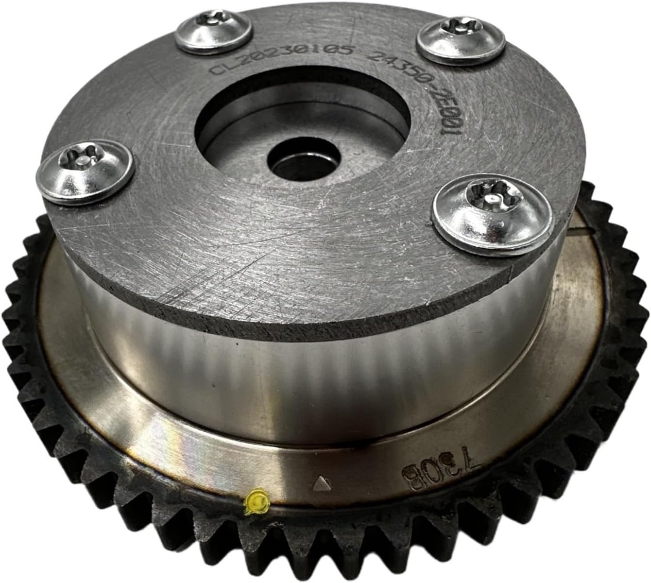 Engine Camshaft Adjuster 243502E000 Compatible With Hyundai Genesis Santa Sonata Tucson Compatible With Kia Forte Koup Optima Rondo Sorento