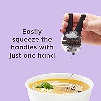 Vista 4 de Chef'n Juego de mini molinillo magnético de sal y pimienta