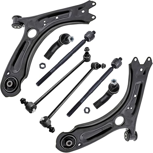 Detroit Axle - Brazos de control inferiores delanteros Enlaces de barra estabilizadora Interior Exterior Barra de acoplamiento de reemplazo para